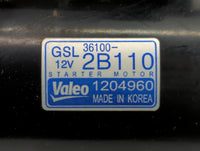 2014-2019 Kia Soul Car Starter Motor Solenoid OEM P/N:36100-2B110 Fits Fits 2014 2015 2016 2017 2018 2019 OEM Used Auto Part