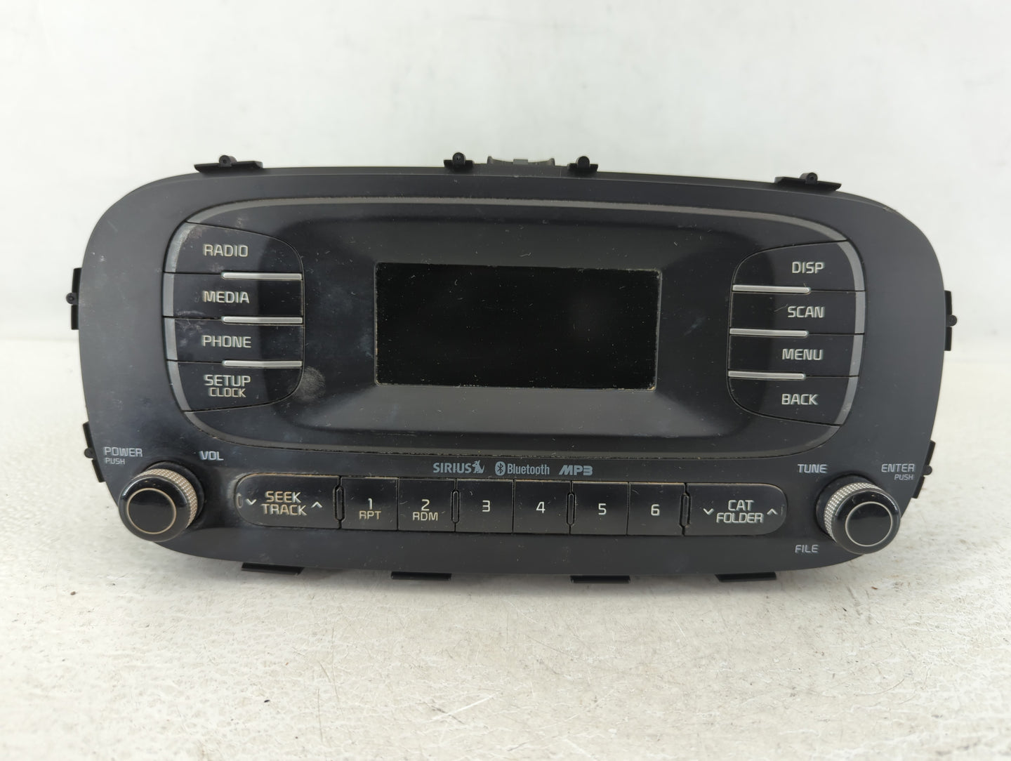2014-2016 Kia Soul Radio AM FM Cd Player Receiver Replacement P/N:96170-B2090CA Fits Fits 2014 2015 2016 OEM Used Auto Parts