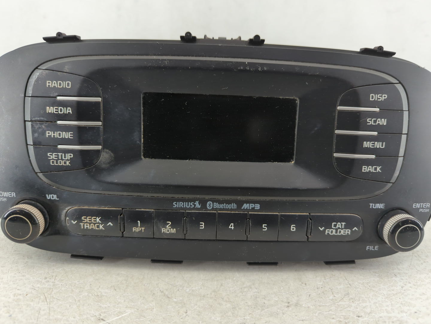 2014-2016 Kia Soul Radio AM FM Cd Player Receiver Replacement P/N:96170-B2090CA Fits Fits 2014 2015 2016 OEM Used Auto Parts