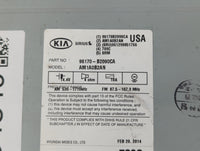 2014-2016 Kia Soul Radio AM FM Cd Player Receiver Replacement P/N:96170-B2090CA Fits Fits 2014 2015 2016 OEM Used Auto Parts