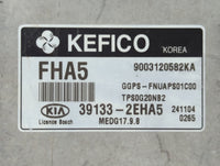 2015 Kia Soul PCM Engine Control Computer ECU ECM PCU OEM P/N:39133-2EHA5 Fits OEM Used Auto Parts - Oemusedautoparts1.com