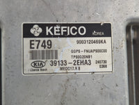 2015 Kia Soul PCM Engine Control Computer ECU ECM PCU OEM P/N:39133-2EHA3 Fits OEM Used Auto Parts - Oemusedautoparts1.com