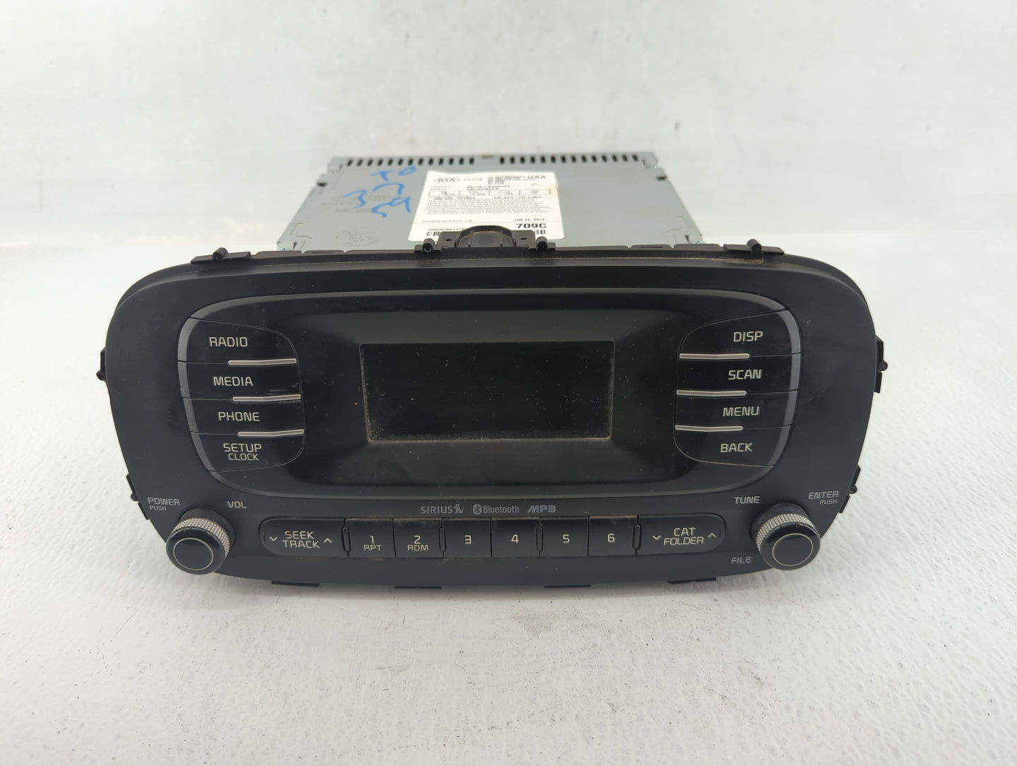 2014-2016 Kia Soul Am Fm Cd Player Radio Receiver - Oemusedautoparts1.com