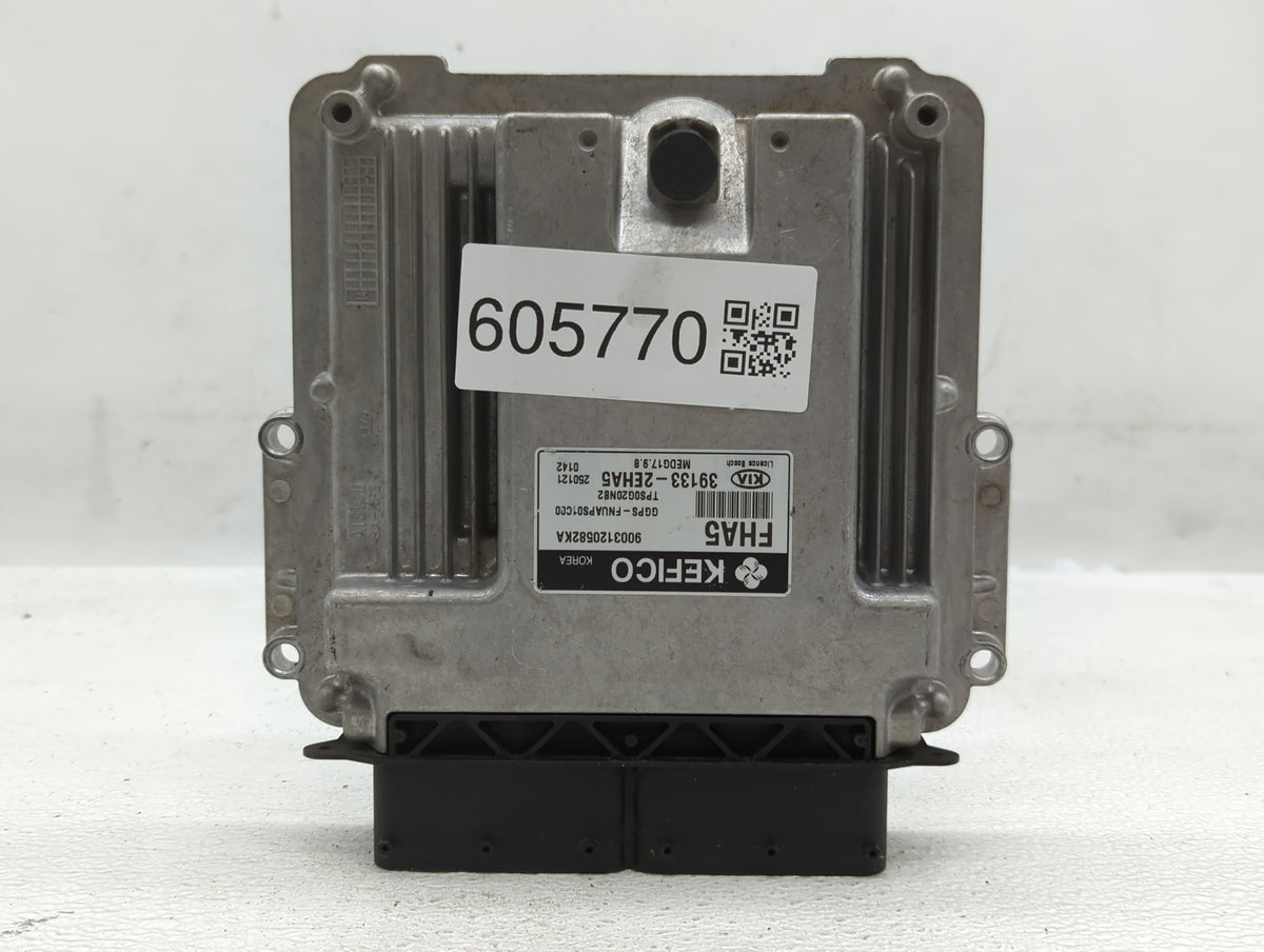 2015 Kia Soul PCM Engine Control Computer ECU ECM PCU OEM P/N:39133-2EHA5 OEM Used Auto Parts - Oemusedautoparts1.com