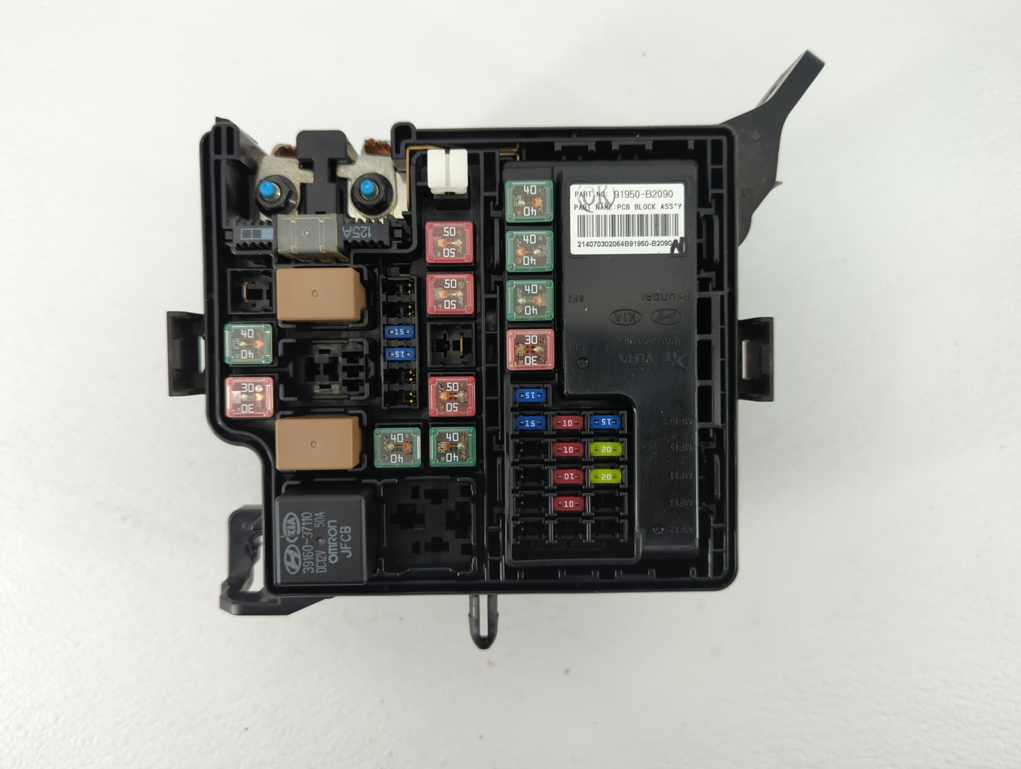 2015 Kia Soul Fusebox Fuse Box Panel Relay Module P/N:91950-B2090 Fits OEM Used Auto Parts - Oemusedautoparts1.com