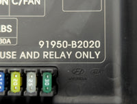 2015 Kia Soul Fusebox Fuse Box Panel Relay Module P/N:91417B2120 Fits OEM Used Auto Parts - Oemusedautoparts1.com