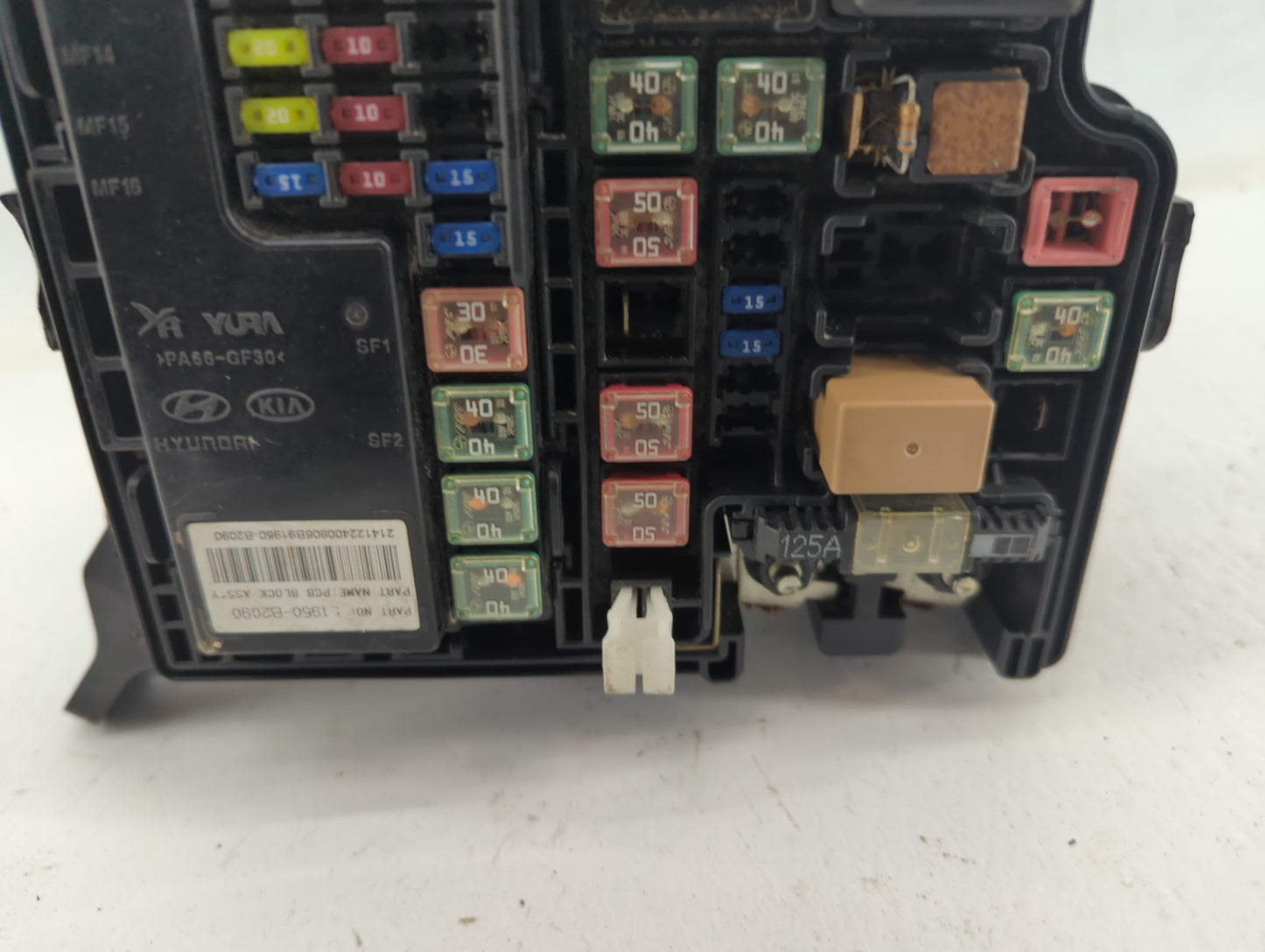 2015 Kia Soul Fusebox Fuse Box Panel Relay Module P/N:91950-B2090 Fits OEM Used Auto Parts - Oemusedautoparts1.com