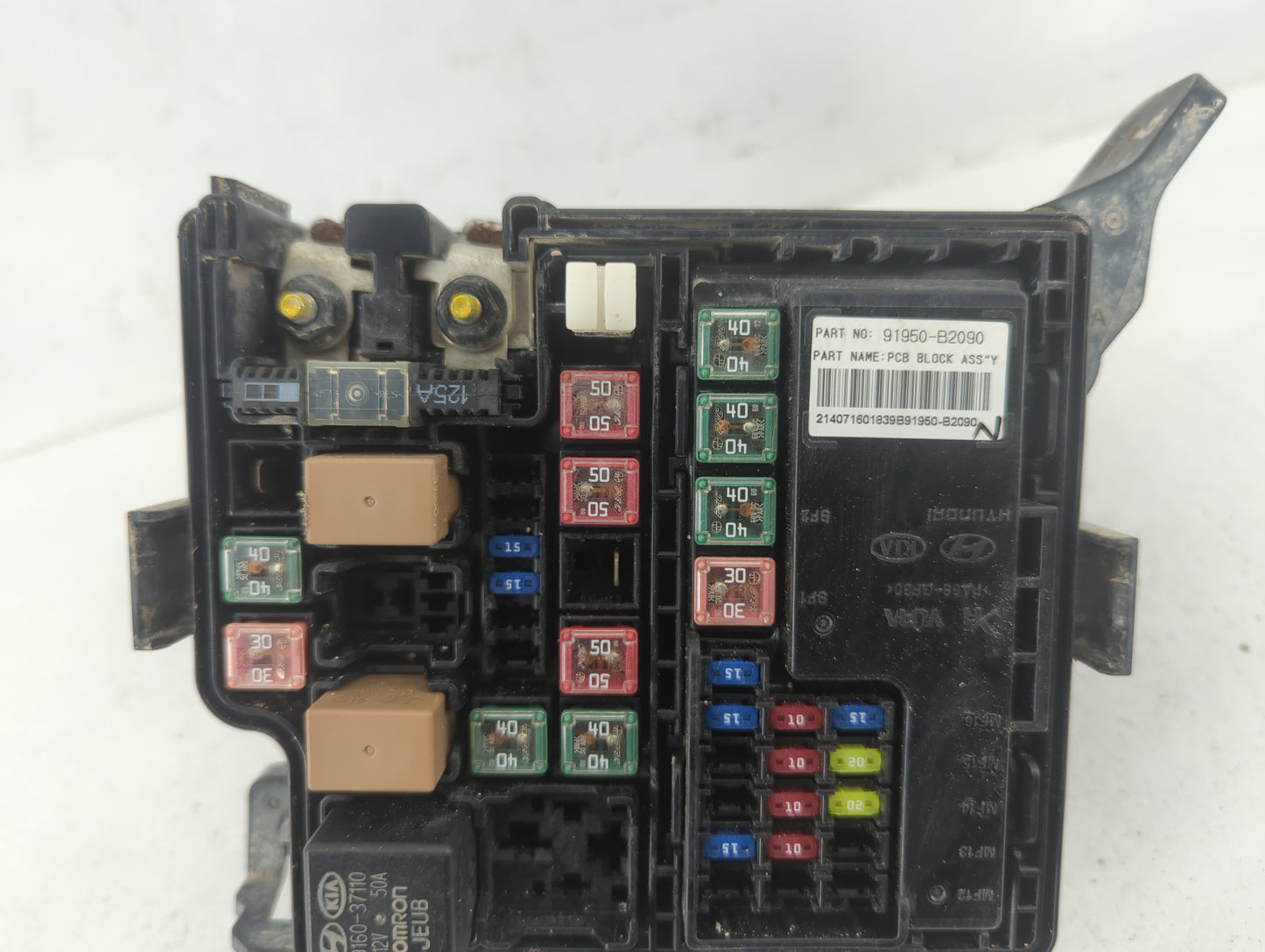 2015 Kia Soul Fusebox Fuse Box Panel Relay Module P/N:91950-B2050 Fits OEM Used Auto Parts - Oemusedautoparts1.com