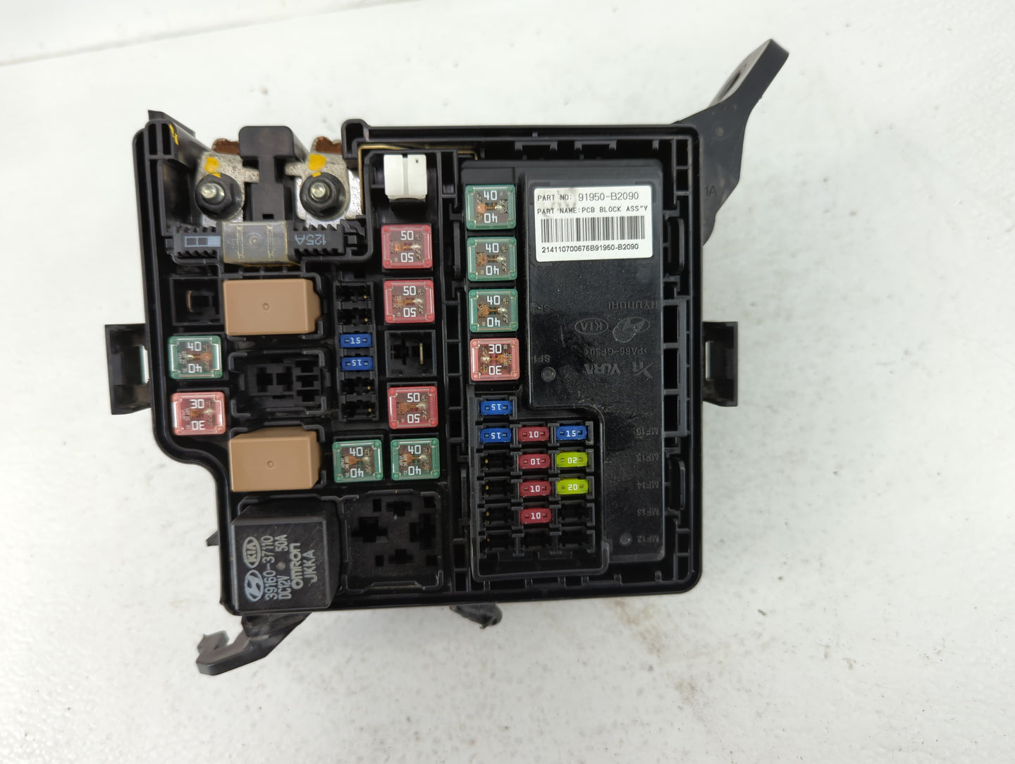 2015 Kia Soul Fusebox Fuse Box Panel Relay Module P/N:91415B2160 Fits OEM Used Auto Parts - Oemusedautoparts1.com