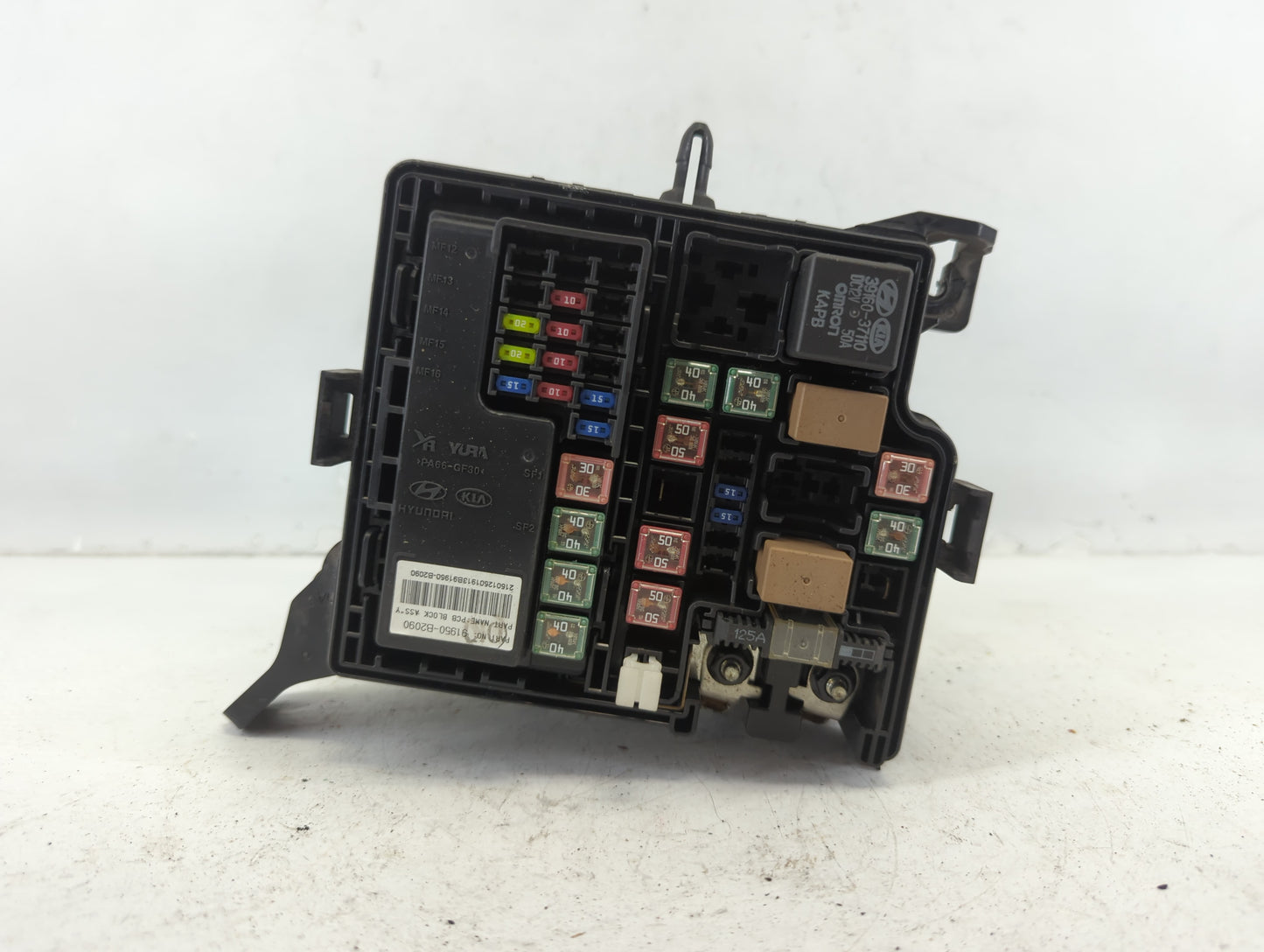 2015 Kia Soul Fusebox Fuse Box Panel Relay Module P/N:91950-B2020 Fits OEM Used Auto Parts - Oemusedautoparts1.com