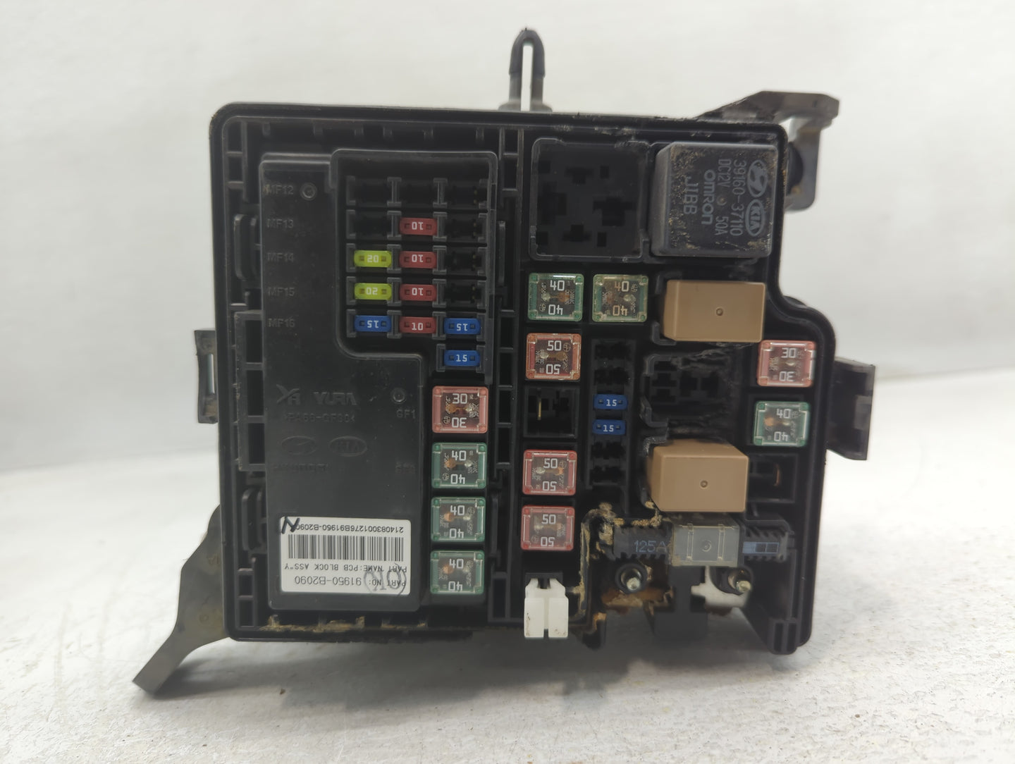 2015 Kia Soul Fusebox Fuse Box Panel Relay Module P/N:91417B2120 Fits OEM Used Auto Parts - Oemusedautoparts1.com