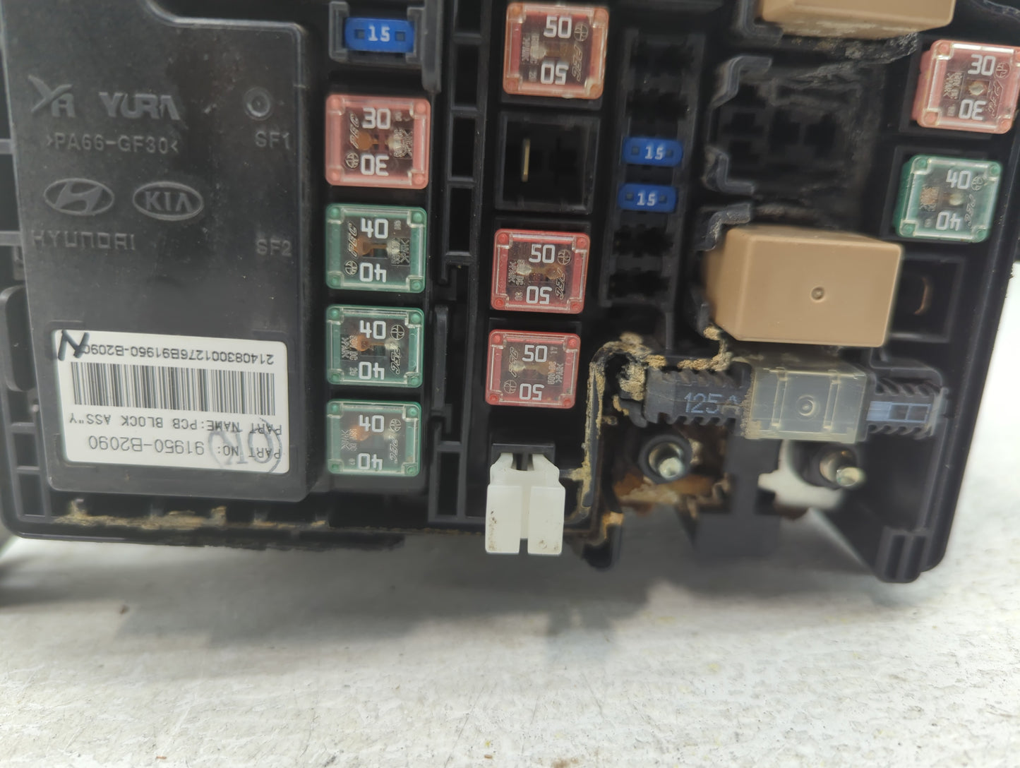 2015 Kia Soul Fusebox Fuse Box Panel Relay Module P/N:91417B2120 Fits OEM Used Auto Parts - Oemusedautoparts1.com