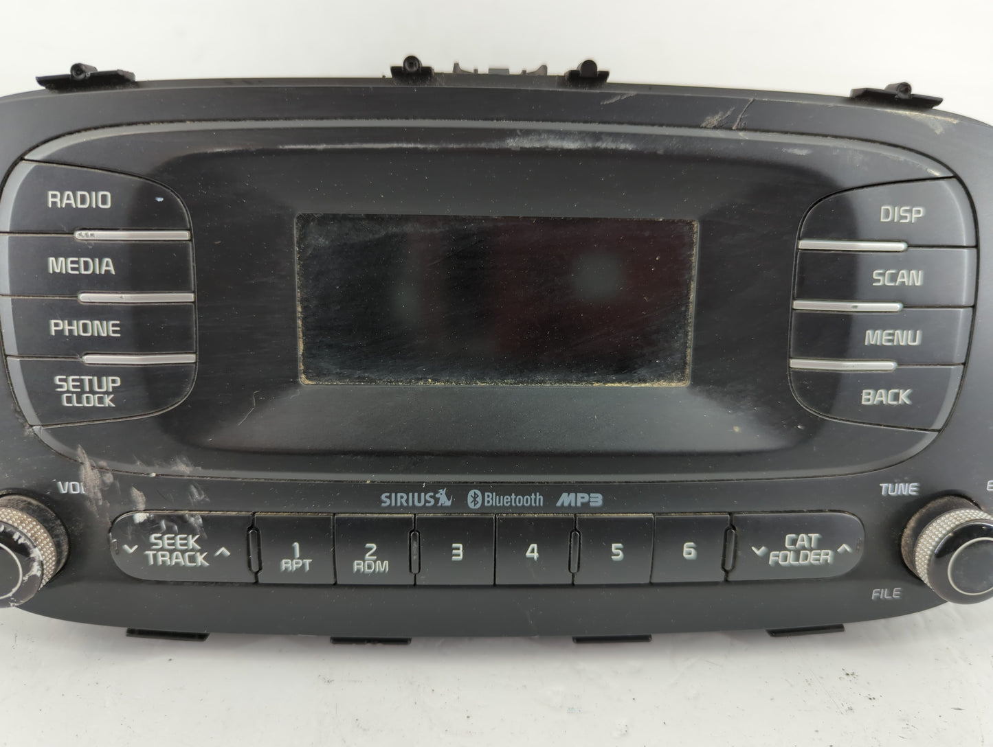 2014-2016 Kia Soul Radio AM FM Cd Player Receiver Replacement P/N:96170-B2090CA Fits Fits 2014 2015 2016 OEM Used Auto Parts