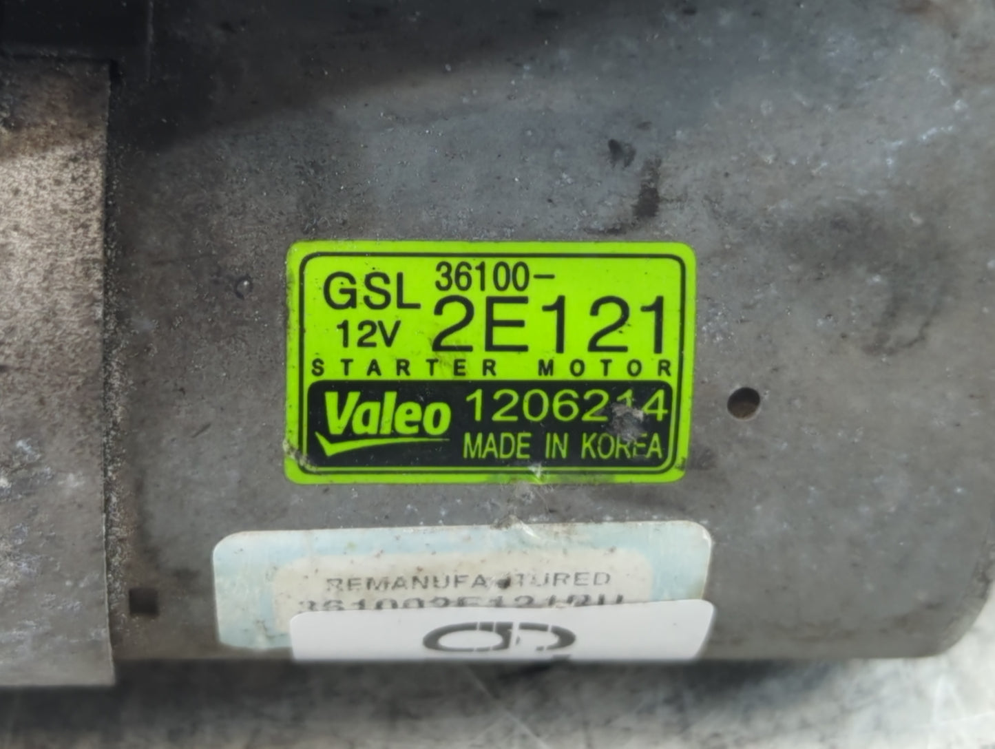 2014-2015 Kia Soul Car Starter Motor Solenoid OEM P/N:36100-2E121 Fits Fits 2014 2015 2016 OEM Used Auto Parts - Oemusedauto