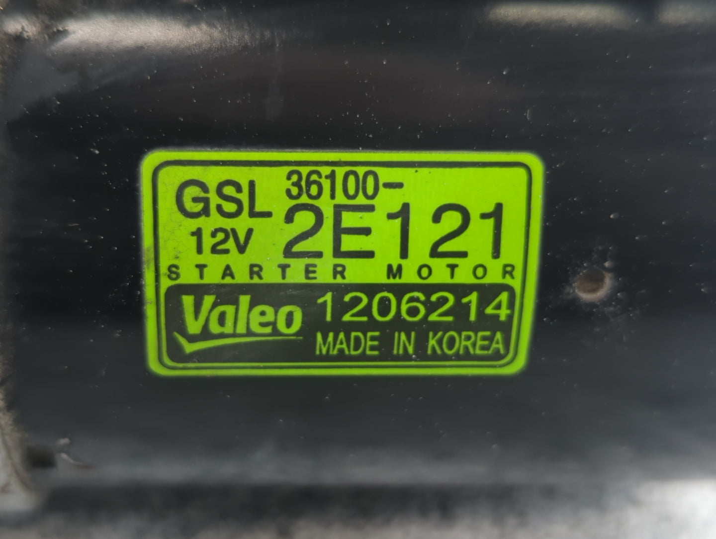 2014-2015 Kia Soul Car Starter Motor Solenoid OEM P/N:36100-2E121 Fits Fits 2014 2015 2016 OEM Used Auto Parts - Oemusedauto