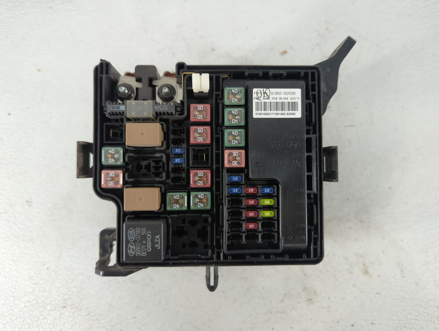 2015 Kia Soul Fusebox Fuse Box Panel Relay Module P/N:91415B2160 Fits OEM Used Auto Parts - Oemusedautoparts1.com