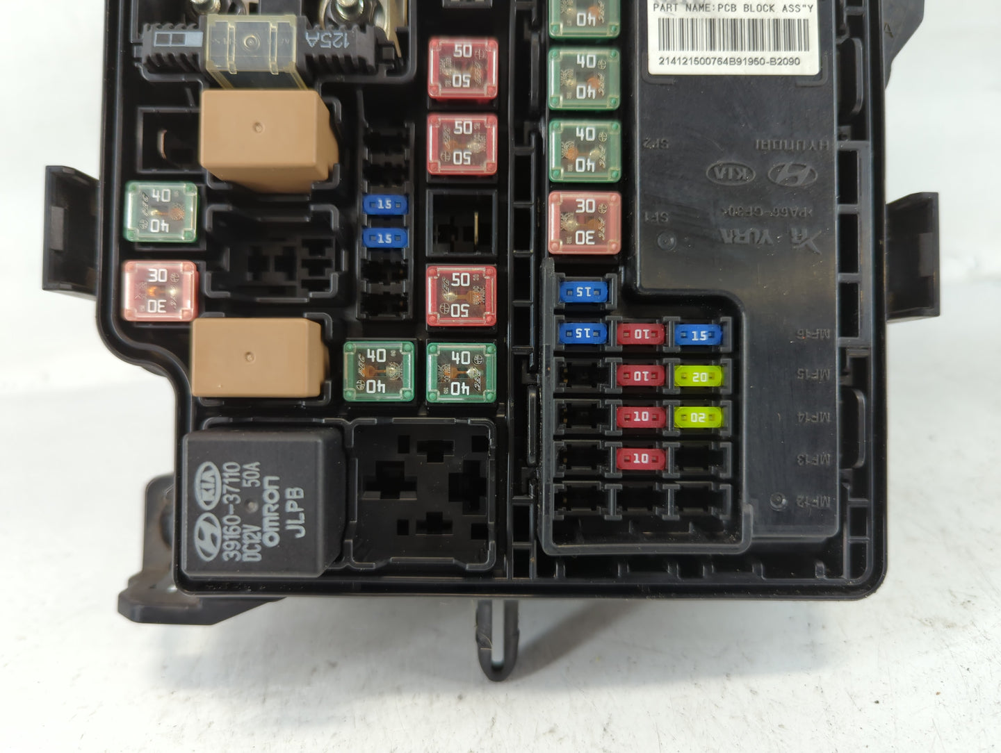 2015 Kia Soul Fusebox Fuse Box Panel Relay Module P/N:91415B2150 Fits OEM Used Auto Parts - Oemusedautoparts1.com