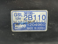 2014-2019 Kia Soul Car Starter Motor Solenoid OEM P/N:1204960 36100-2B110 Fits Fits 2014 2015 2016 2017 2018 2019 OEM Used A