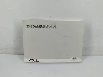 2015 Kia Soul Owners Manual Book Guide P/N:FB20-EU48E OEM Used Auto Parts - Oemusedautoparts1.com