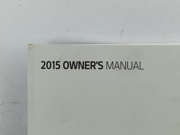 2015 Kia Soul Owners Manual Book Guide P/N:FB20-EU48E OEM Used Auto Parts