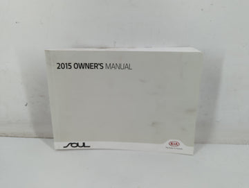 2015 Kia Soul Owners Manual Book Guide P/N:FB2O-EU47D OEM Used Auto Parts - Oemusedautoparts1.com