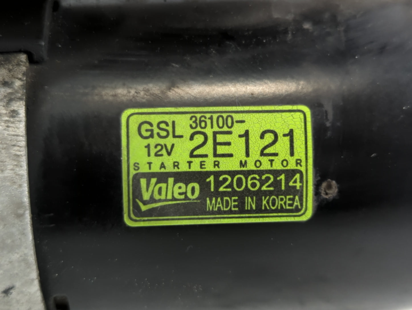2014-2015 Kia Soul Car Starter Motor Solenoid OEM P/N:1206214 36100-2E121 Fits Fits 2014 2015 2016 OEM Used Auto Parts - Oem