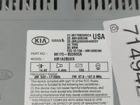 2014-2016 Kia Soul Radio AM FM Cd Player Receiver Replacement P/N:96170-B2090CA Fits Fits 2014 2015 2016 OEM Used Auto Parts