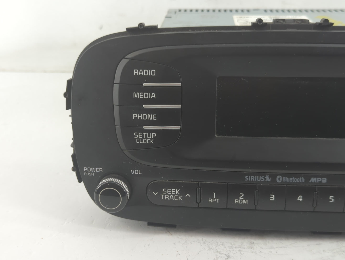 2014-2016 Kia Soul Radio AM FM Cd Player Receiver Replacement P/N:96170-B2090CA Fits Fits 2014 2015 2016 OEM Used Auto Parts