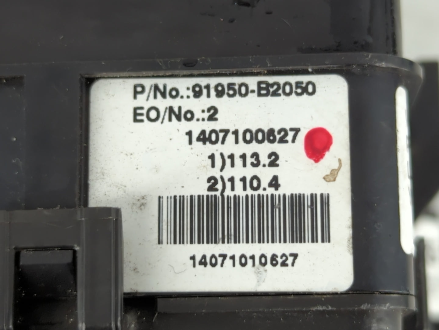 2015 Kia Soul Fusebox Fuse Box Panel Relay Module P/N:91950-B2050 Fits OEM Used Auto Parts - Oemusedautoparts1.com