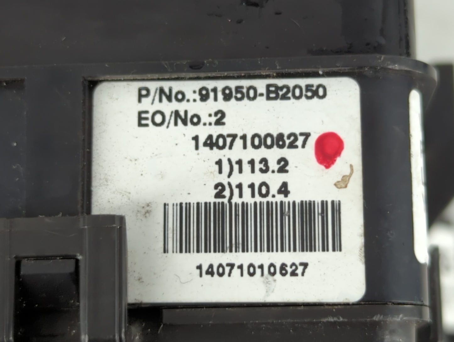 2015 Kia Soul Fusebox Fuse Box Panel Relay Module P/N:91950-B2050 Fits OEM Used Auto Parts - Oemusedautoparts1.com