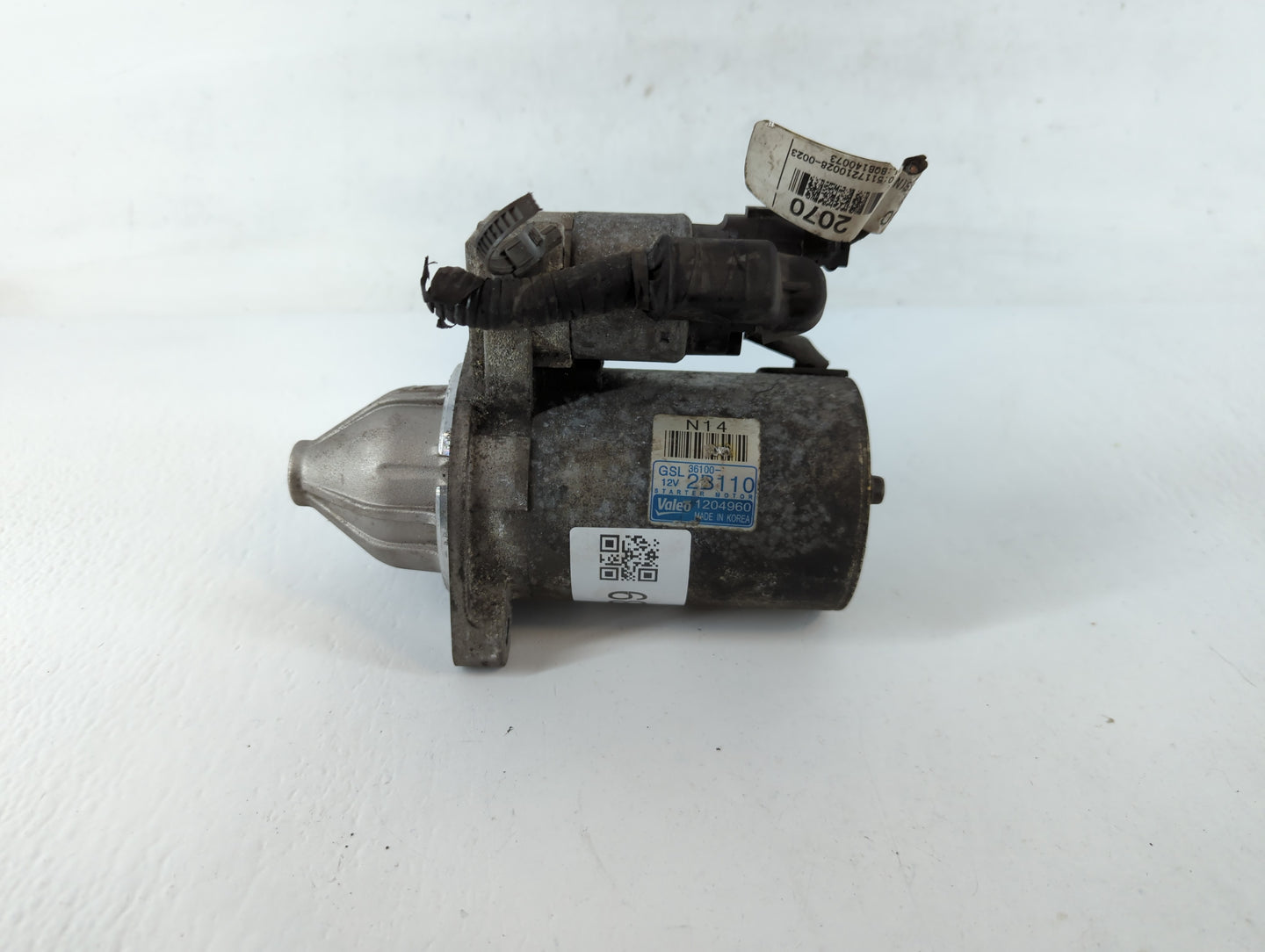 2014-2019 Kia Soul Car Starter Motor Solenoid OEM P/N:1204960 36100-2B110 Fits Fits 2014 2015 2016 2017 2018 2019 OEM Used A
