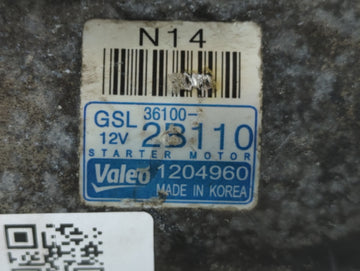 2014-2019 Kia Soul Car Starter Motor Solenoid OEM P/N:1204960 36100-2B110 Fits Fits 2014 2015 2016 2017 2018 2019 OEM Used Auto Parts