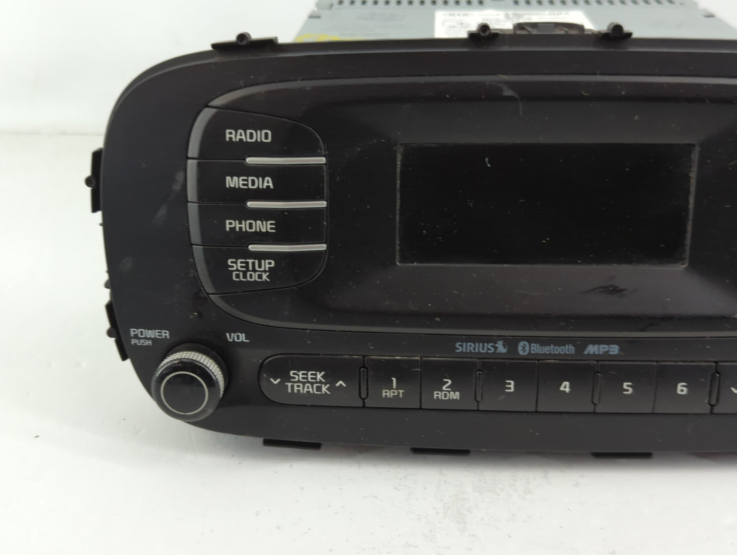 2014-2016 Kia Soul Radio AM FM Cd Player Receiver Replacement P/N:96170-B2090CA Fits Fits 2014 2015 2016 OEM Used Auto Parts