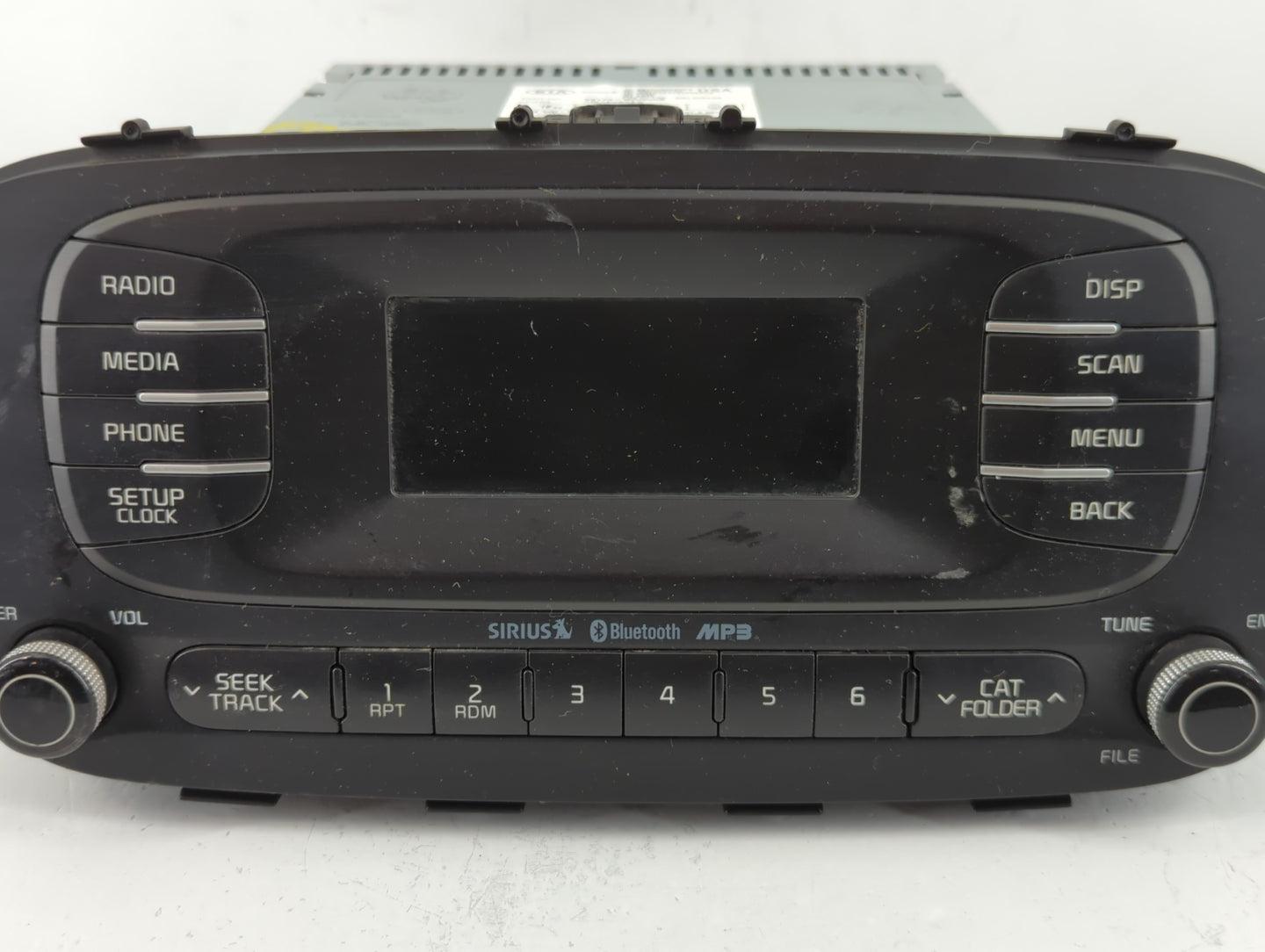 2014-2016 Kia Soul Radio AM FM Cd Player Receiver Replacement P/N:96170-B2090CA Fits Fits 2014 2015 2016 OEM Used Auto Parts