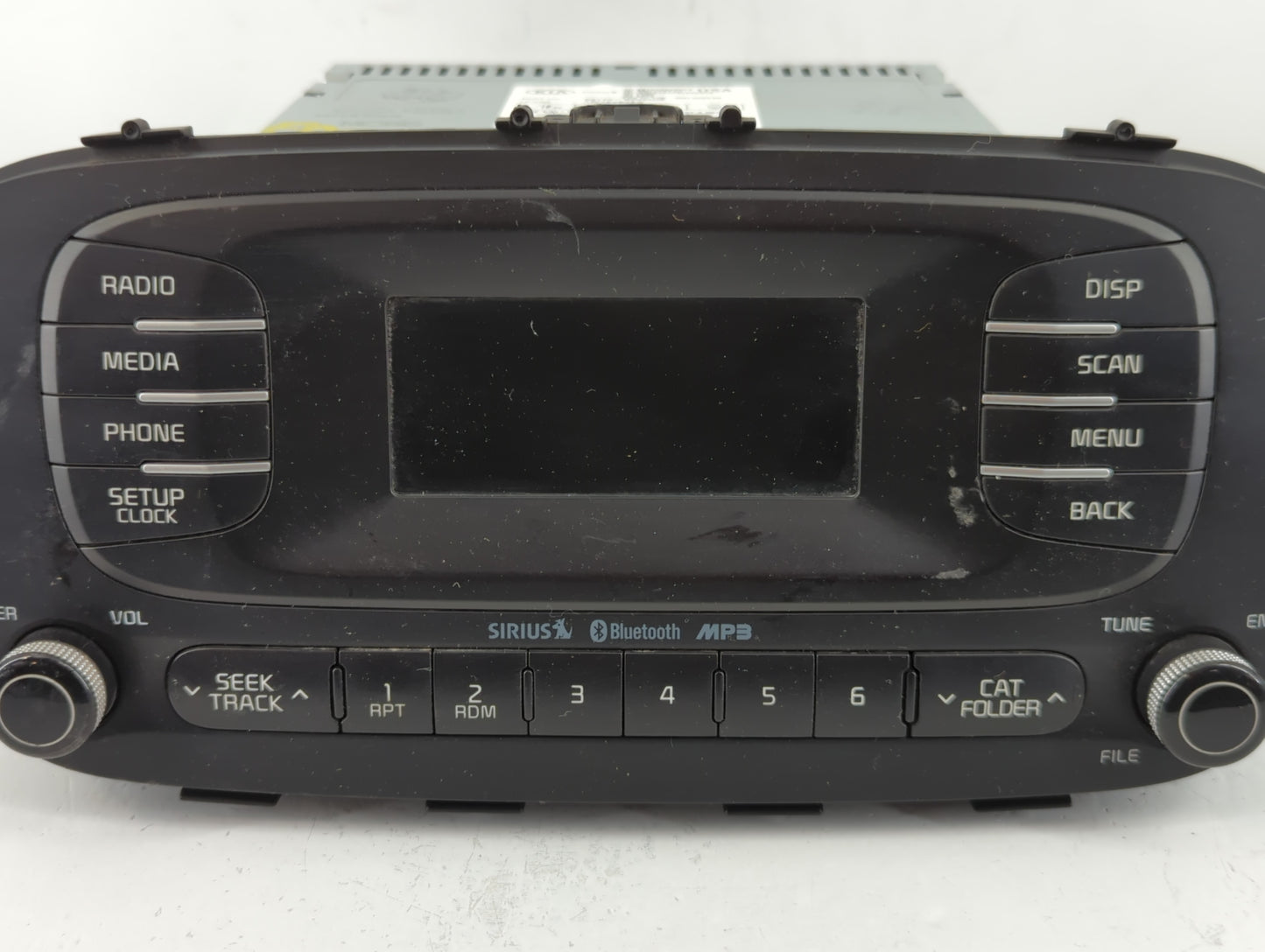 2014-2016 Kia Soul Radio AM FM Cd Player Receiver Replacement P/N:96170-B2090CA Fits Fits 2014 2015 2016 OEM Used Auto Parts