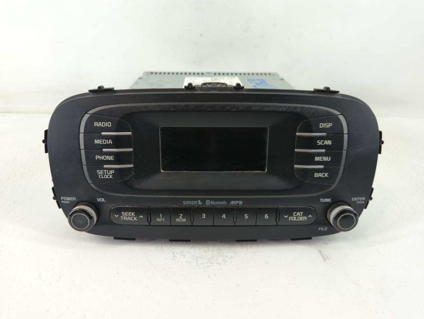 2014-2016 Kia Soul Radio AM FM Cd Player Receiver Replacement P/N:96170-B2090CA Fits Fits 2014 2015 2016 OEM Used Auto Parts