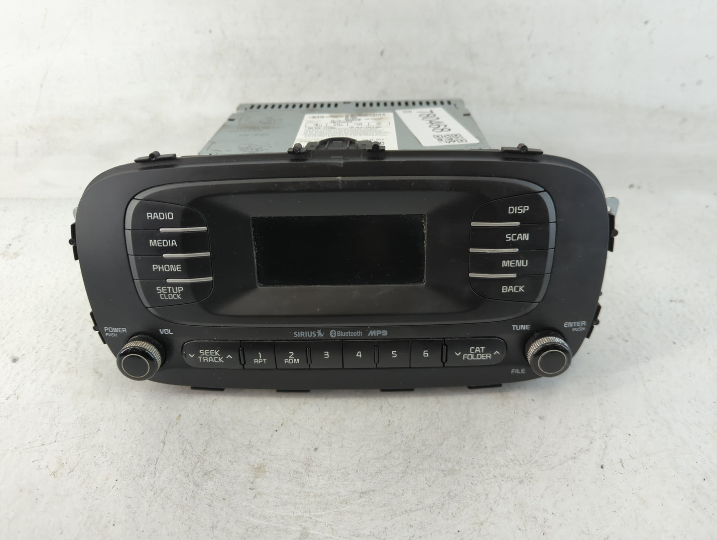 2014-2016 Kia Soul Radio AM FM Cd Player Receiver Replacement P/N:96170-B2090CA Fits Fits 2014 2015 2016 OEM Used Auto Parts