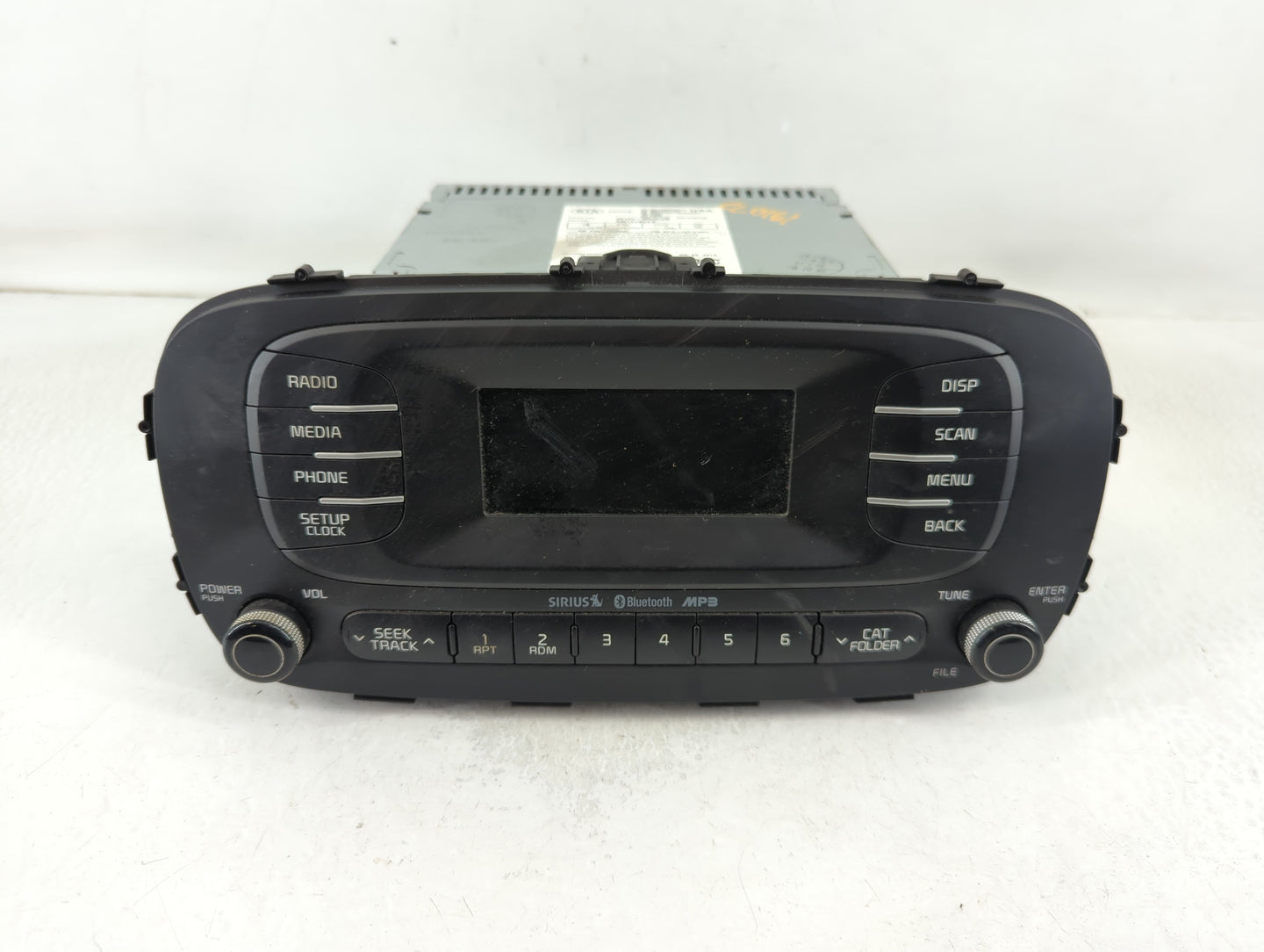 2014-2016 Kia Soul Radio AM FM Cd Player Receiver Replacement P/N:96170-B2090CA Fits Fits 2014 2015 2016 OEM Used Auto Parts