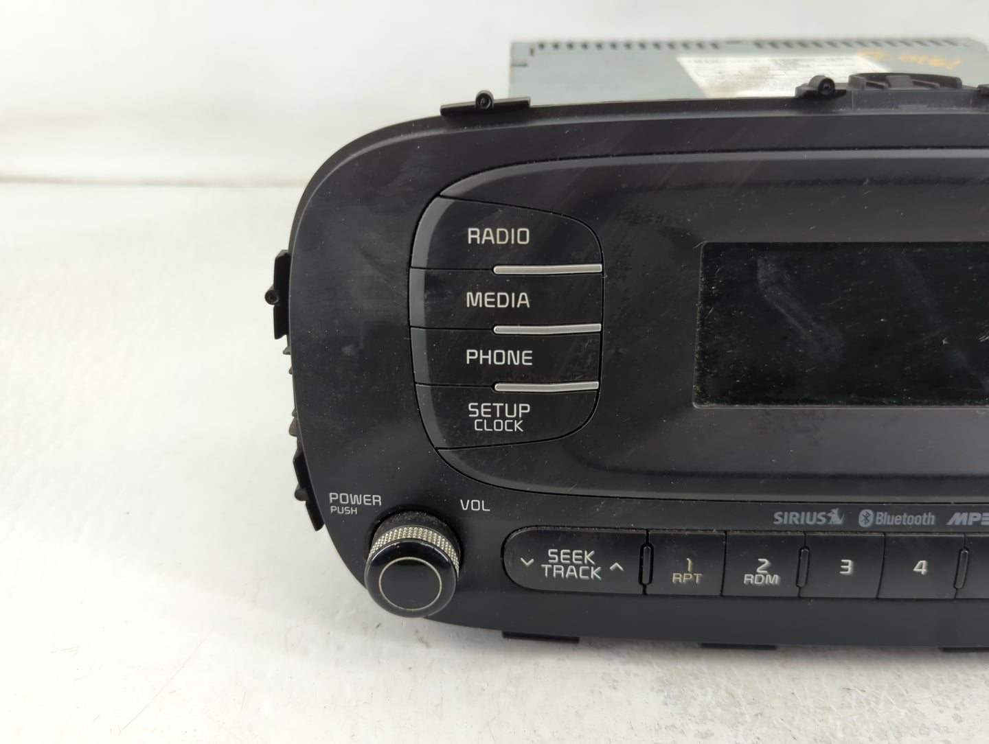 2014-2016 Kia Soul Radio AM FM Cd Player Receiver Replacement P/N:96170-B2090CA Fits Fits 2014 2015 2016 OEM Used Auto Parts