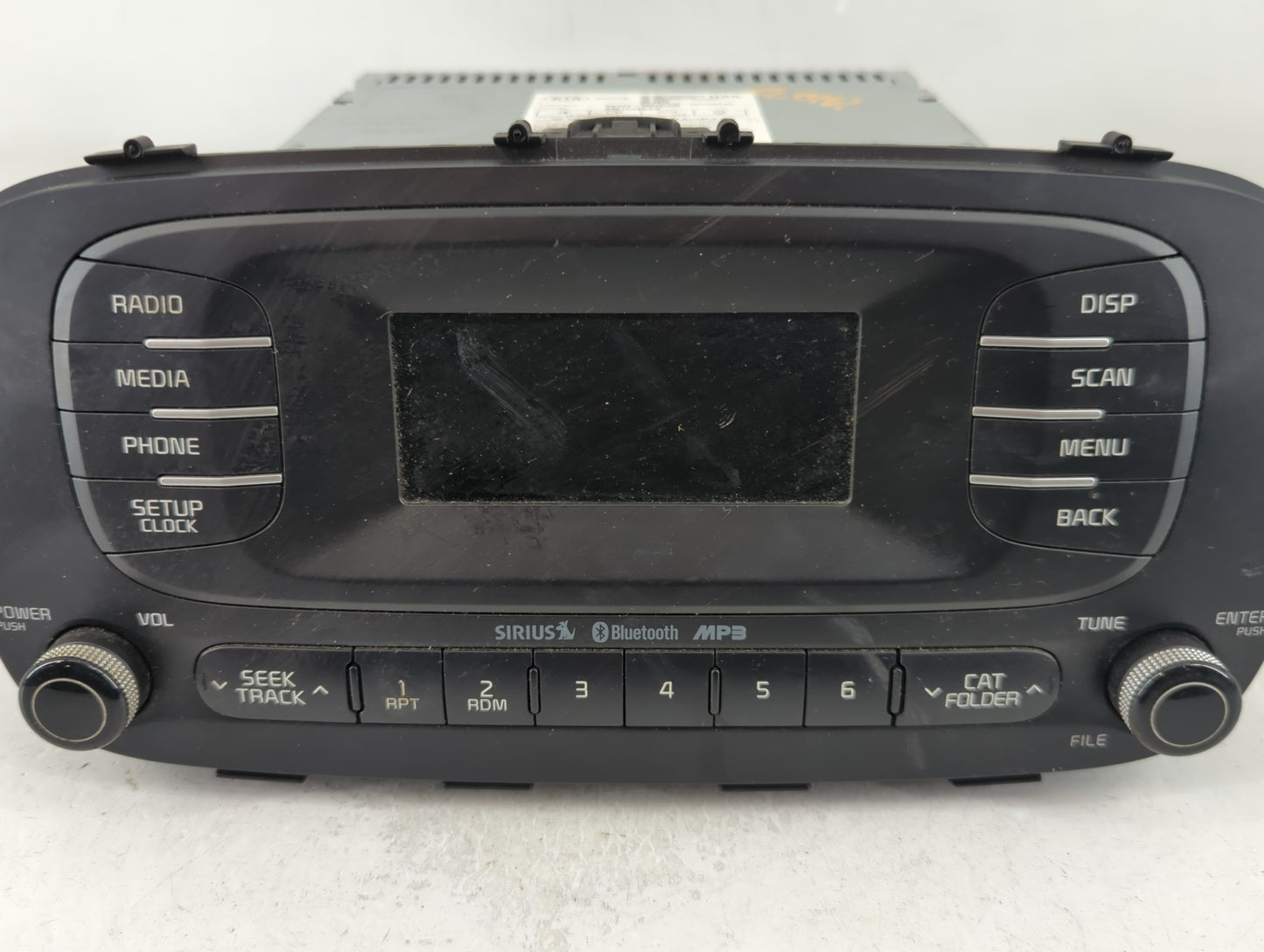 2014-2016 Kia Soul Radio AM FM Cd Player Receiver Replacement P/N:96170-B2090CA Fits Fits 2014 2015 2016 OEM Used Auto Parts