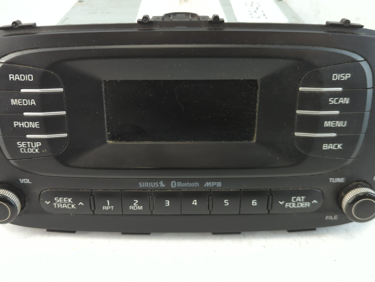 2014-2016 Kia Soul Radio AM FM Cd Player Receiver Replacement P/N:96170-B2090CA Fits Fits 2014 2015 2016 OEM Used Auto Parts