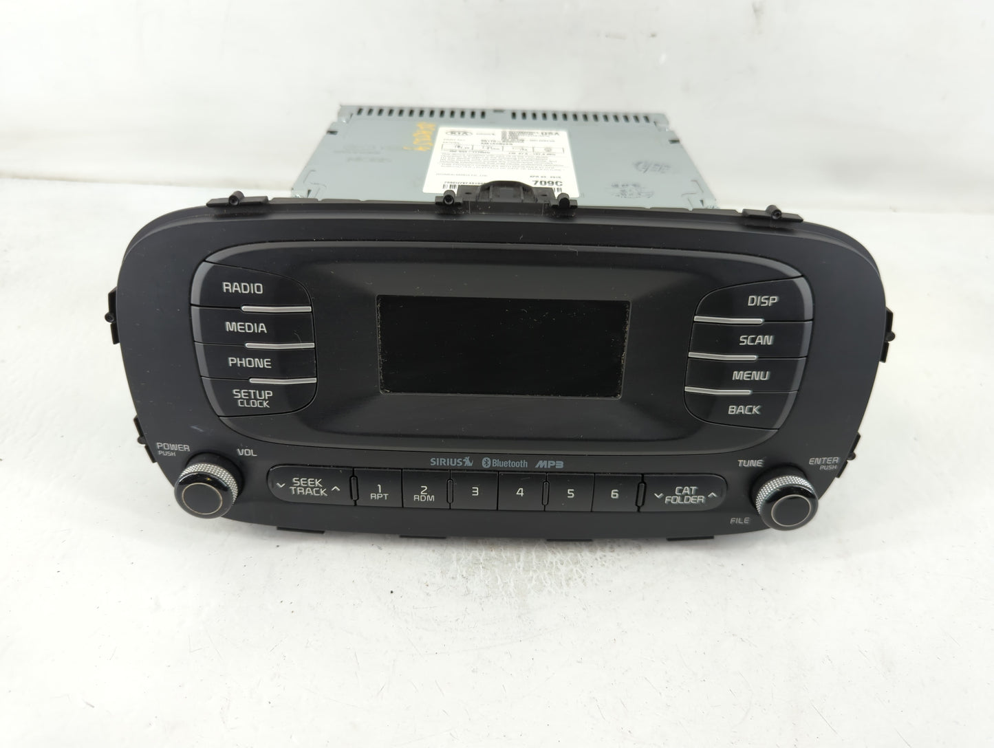 2014-2016 Kia Soul Radio AM FM Cd Player Receiver Replacement P/N:96170-B2090CA Fits Fits 2014 2015 2016 OEM Used Auto Parts