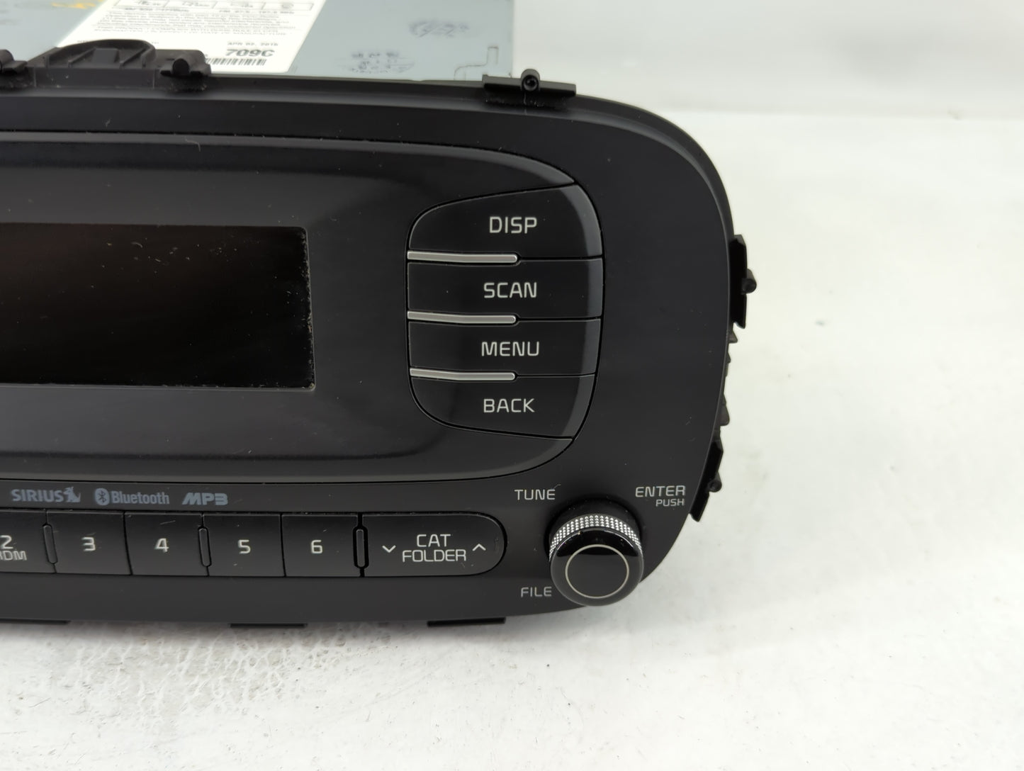 2014-2016 Kia Soul Radio AM FM Cd Player Receiver Replacement P/N:96170-B2090CA Fits Fits 2014 2015 2016 OEM Used Auto Parts