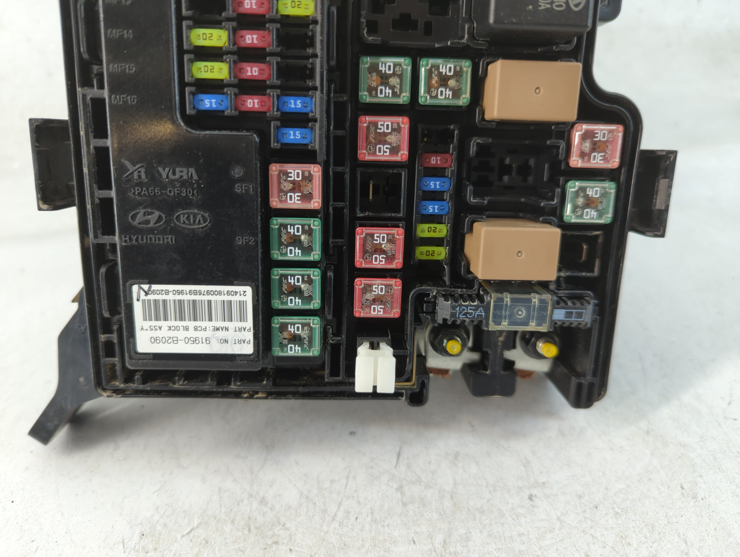 2015 Kia Soul Fusebox Fuse Box Panel Relay Module P/N:91950-B2020 Fits OEM Used Auto Parts - Oemusedautoparts1.com