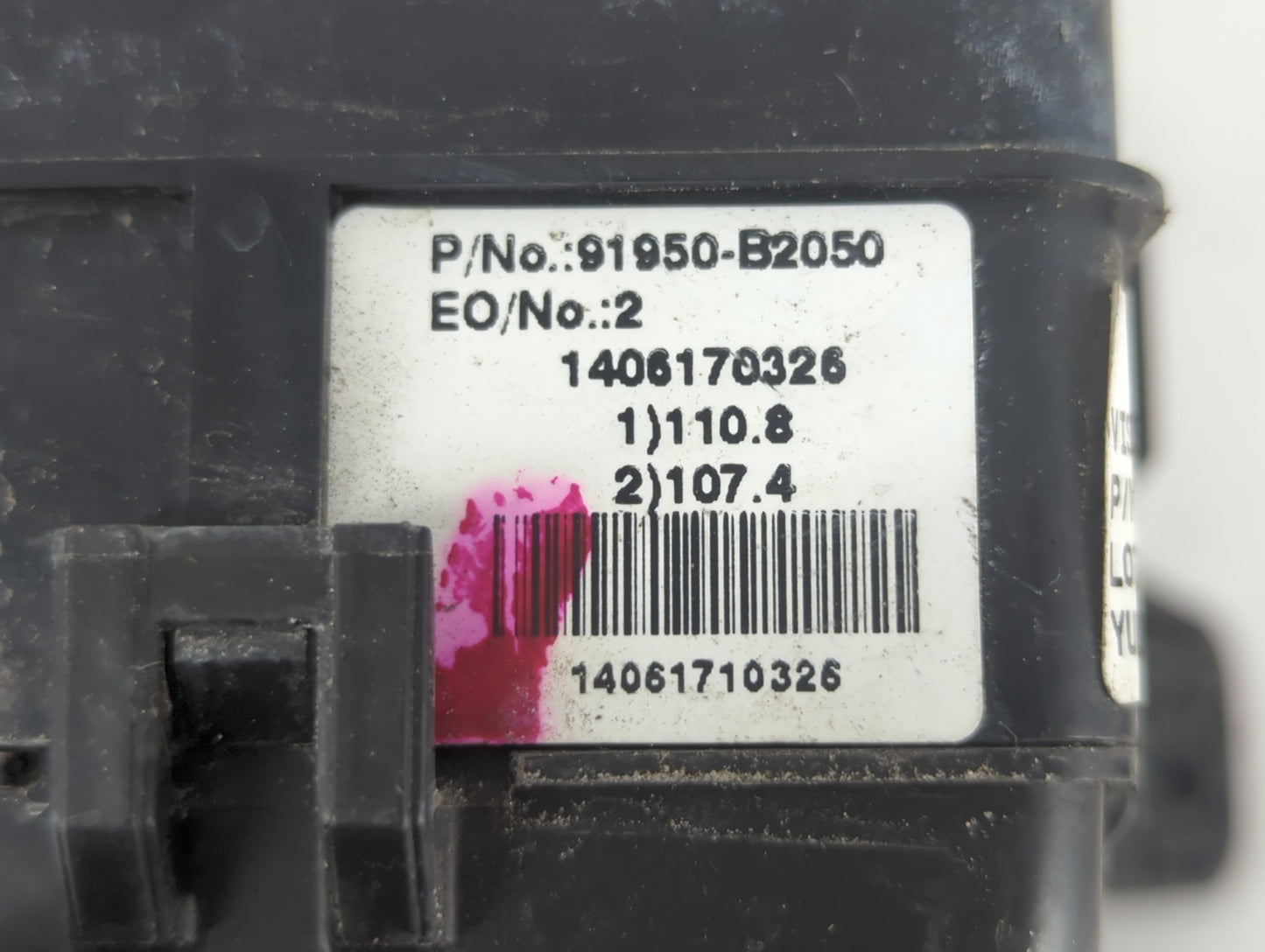 2015 Kia Soul Fusebox Fuse Box Panel Relay Module P/N:91950-B2050 Fits OEM Used Auto Parts - Oemusedautoparts1.com