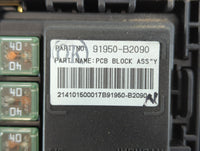 2015 Kia Soul Fusebox Fuse Box Panel Relay Module P/N:91950-B2090 Fits OEM Used Auto Parts - Oemusedautoparts1.com