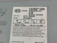 2014-2016 Kia Soul Radio AM FM Cd Player Receiver Replacement P/N:96170-B2090CA Fits Fits 2014 2015 2016 OEM Used Auto Parts