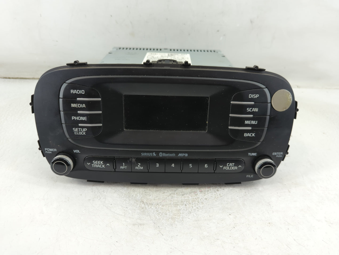 2014-2016 Kia Soul Radio AM FM Cd Player Receiver Replacement P/N:96170-B2090CA Fits Fits 2014 2015 2016 OEM Used Auto Parts