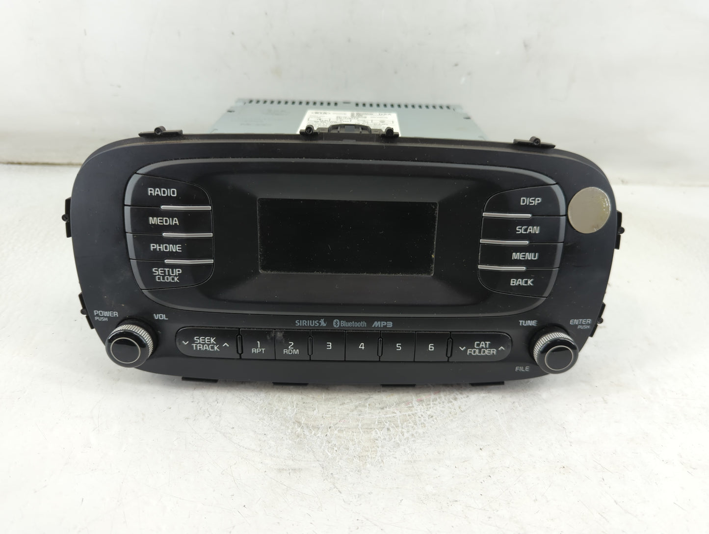 2014-2016 Kia Soul Radio AM FM Cd Player Receiver Replacement P/N:96170-B2090CA Fits Fits 2014 2015 2016 OEM Used Auto Parts