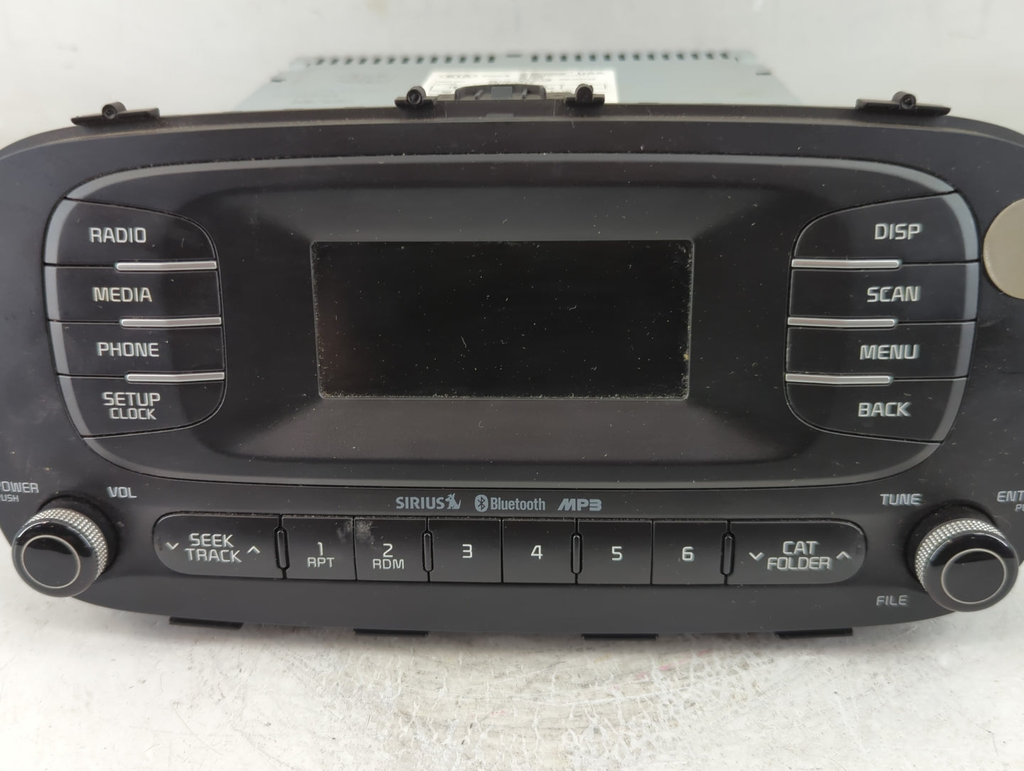 2014-2016 Kia Soul Radio AM FM Cd Player Receiver Replacement P/N:96170-B2090CA Fits Fits 2014 2015 2016 OEM Used Auto Parts